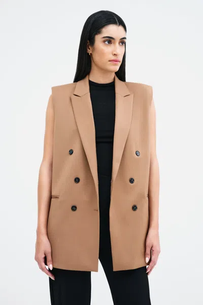 Marcella Selena Vest In Brown
