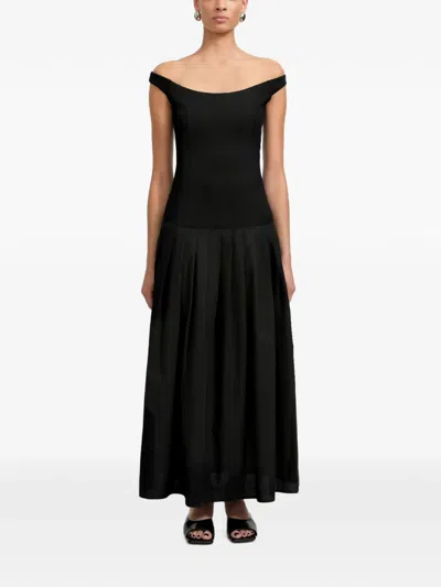 Marcella Selene Maxi Dress In Black
