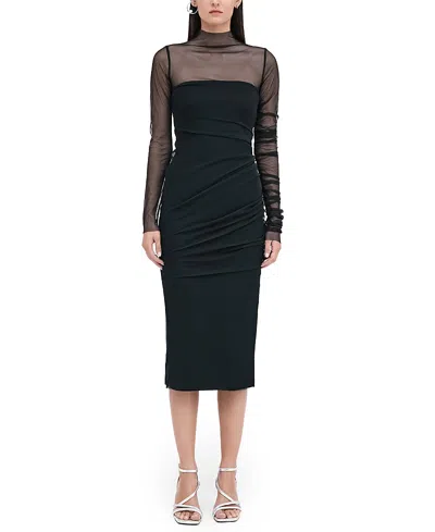 Marcella Tehya Dress In Black
