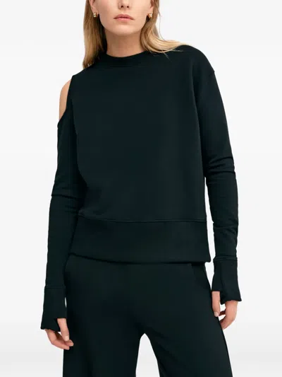 Marcella William 镂空卫衣 In Black