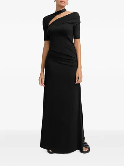 Marcella Zola Maxi Dress In Black