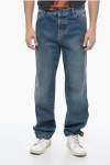 Marcelo Burlon County Of Milan 5 Pocket Regular Fit Stone Washed Denims 19cm