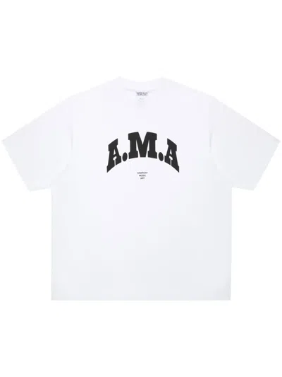 Marcelo Burlon County Of Milan Ama T-shirt In Weiss