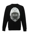 Marcelo Burlon County Of Milan Animal Printed Long-sleeved T-shirt In Black