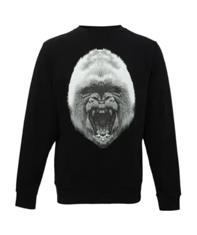 Marcelo Burlon County Of Milan Animal Printed Long-sleeved T-shirt In Black