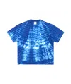 Marcelo Burlon County Of Milan Aop Soundwaves-print T-shirt In Blue