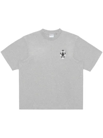 Marcelo Burlon County Of Milan Grey Crew Neck T-shirt In Gray