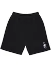 MARCELO BURLON COUNTY OF MILAN BANDANA CROSS COTTON TRACK SHORTS