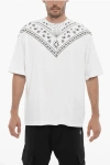 Marcelo Burlon County Of Milan Bandana-print Cotton T-shirt