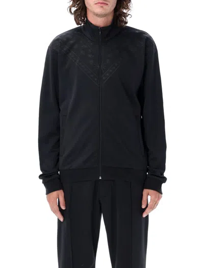 Marcelo Burlon County Of Milan Bandana Slim Track Jacket In Black