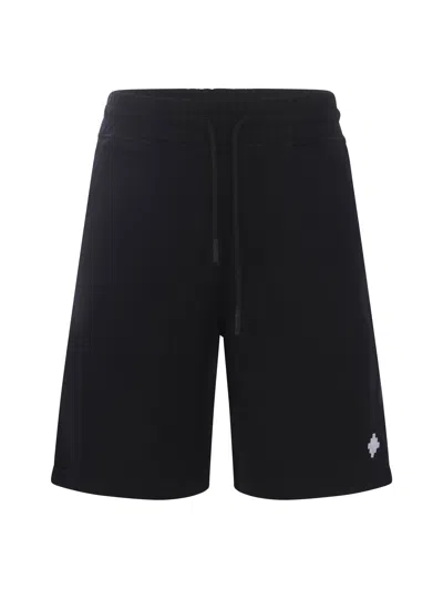 Marcelo Burlon County Of Milan Marcelo Burlon Cotton Basket Shorts In Black