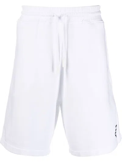 Marcelo Burlon County Of Milan Bermuda Logo In White