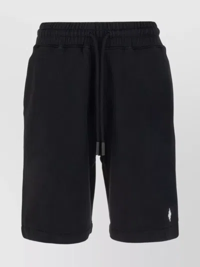 Marcelo Burlon County Of Milan Marcelo Burlon Cotton Basket Shorts In Black