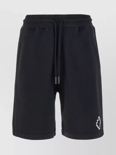 Marcelo Burlon County Of Milan Bermuda Shorts In Cotton With Cross Print In 1001