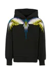 Marcelo Burlon County Of Milan Black Sweatshirt For Boy With Wings In Black