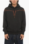 Marcelo Burlon County Of Milan Stitch Wings Cotton Hoodie