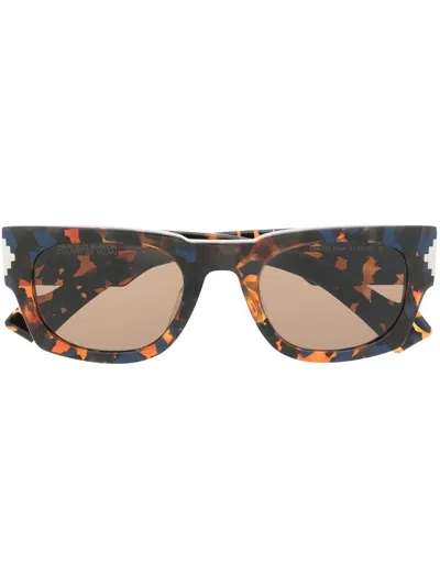 Marcelo Burlon County Of Milan Calafate Tortoiseshell Sunglasses In Braun