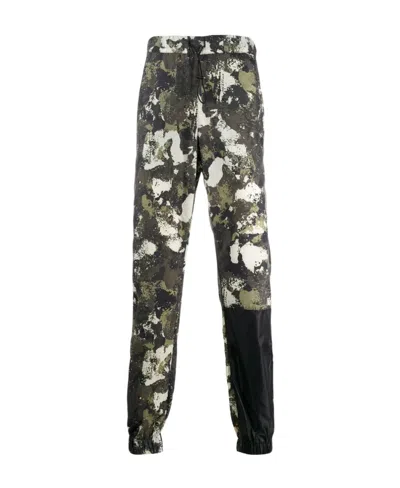 Marcelo Burlon County Of Milan Camouflage-print Drawstring Trousers In Black