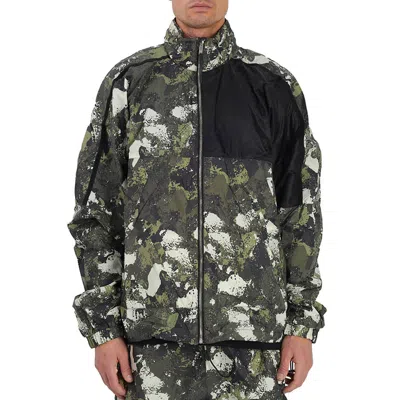 MARCELO BURLON COUNTY OF MILAN CAMOUFLAGE-PRINT LOGO WINDBREAKER