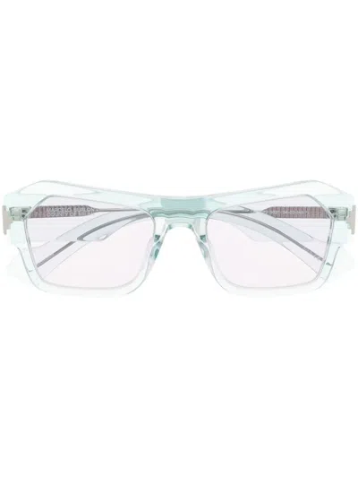 Marcelo Burlon County Of Milan Cardo Rectangle-frame Sunglasses In Blau