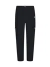 Marcelo Burlon County Of Milan Marcelo Burlon Nylon Cargo Pants In Black White