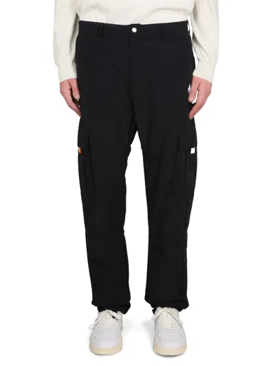 Marcelo Burlon County Of Milan Cargo Cross Pants In Burgundy