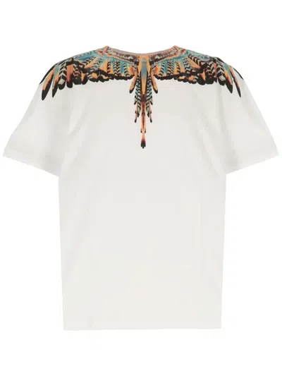 Marcelo Burlon County Of Milan T-shirt Marcelo Burlon Men Color White In White Orange