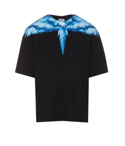 Marcelo Burlon County Of Milan Colordust Wings T-shirt In Black