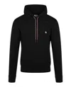 Marcelo Burlon County Of Milan Embroidered Cross Drawstring Hoodie In Black