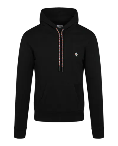 Marcelo Burlon County Of Milan Colorful Cross Hoodie In Black