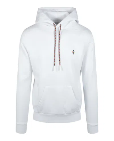 Marcelo Burlon County Of Milan Colorful Cross Hoodie In White