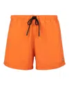 Marcelo Burlon County Of Milan Marcelo Burlon Colorful Cross Swim Shorts Man Swim Trunks Orange Size Xxl Polyamide In Orange