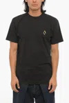 Marcelo Burlon County Of Milan Cotton Crew-neck T-shirt In Black