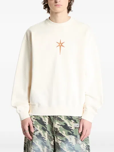Marcelo Burlon County Of Milan Cotton Sweatshirt In White
