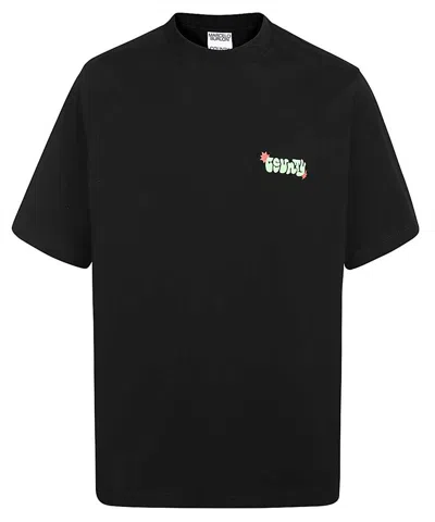 Marcelo Burlon County Of Milan Cotton T-shirt In Black