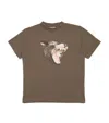 MARCELO BURLON COUNTY OF MILAN COTTON WOLF T-SHIRT (4-12 YEARS)