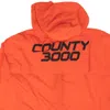 Marcelo Burlon County Of Milan County 3000 Nylon Windbreaker - Faded Orange In Multi