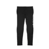 Marcelo Burlon County Of Milan County Black/white Seamless Leggings In Black