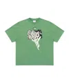 Marcelo Burlon County Of Milan County Melted T-shirt In Green