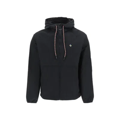 Marcelo Burlon County Of Milan County Of Milan Windbreaker Jacket In Black