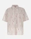 Marcelo Burlon County Of Milan County Hemd Mit Nadelstreifen In White
