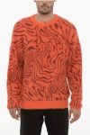Marcelo Burlon County Of Milan Crew-neck Fluffy Sweater