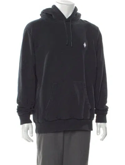 Pre-owned Marcelo Burlon County Of Milan Crew Neck Long Sleeve Hoodie In Gray