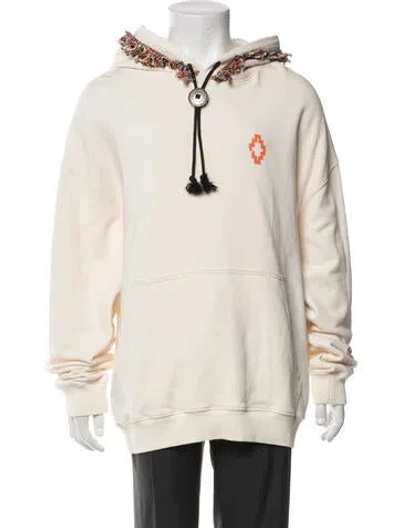 Pre-owned Marcelo Burlon County Of Milan Crew Neck Long Sleeve Hoodie In Neutral