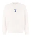 Marcelo Burlon County Of Milan Oversize Sweatshirt Eye Poster Cotton In White