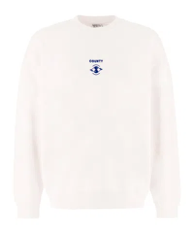 MARCELO BURLON COUNTY OF MILAN MARCELO BURLON COUNTY OF MILAN CREWNECK LONG-SLEEVED SWEATSHIRT