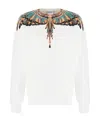 Marcelo Burlon County Of Milan Crewneck Long-sleeved Sweatshirt In White