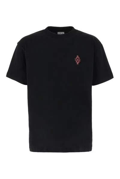 Marcelo Burlon County Of Milan Crewneck Short-sleeved T-shirt In Black