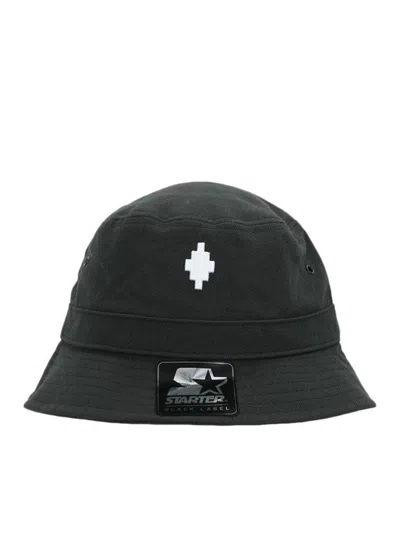 Marcelo Burlon County Of Milan Cross Bucket Hat In Black