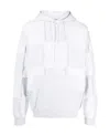 Marcelo Burlon County Of Milan Cross Inside Out Cotton Hoodie In White